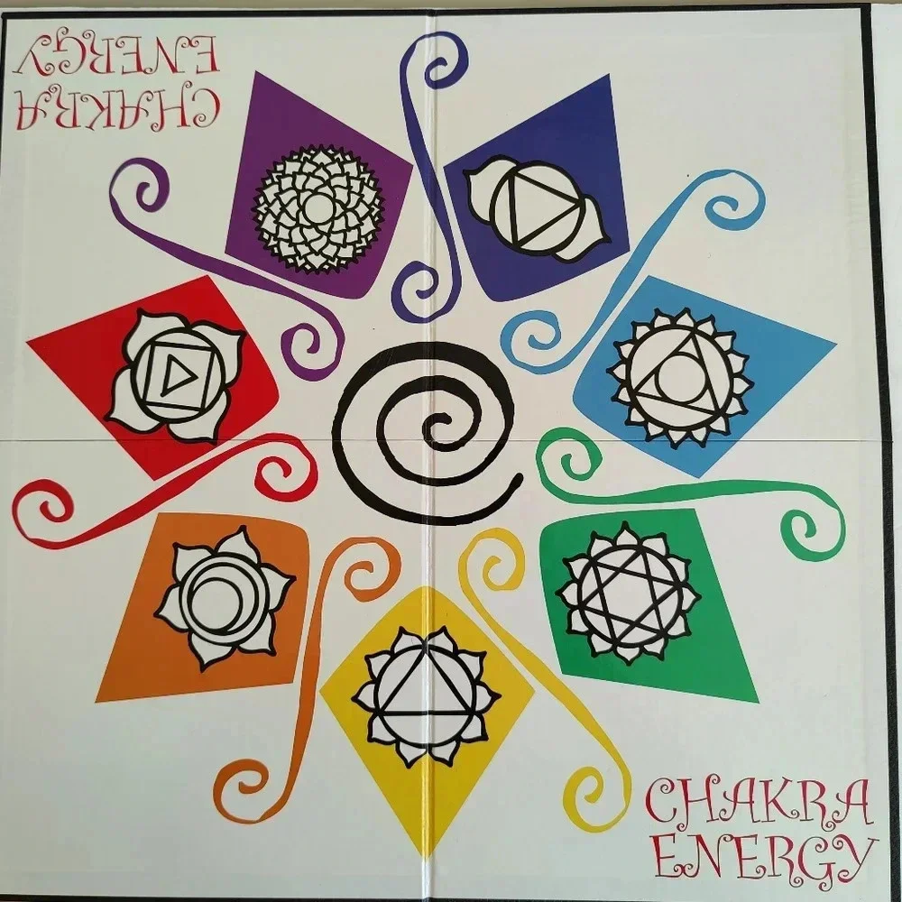 Chakra Energy Yoga Pose Game, EXC, by Spiraling Hearts, Complete